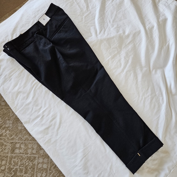 Women’s White House Black Market The Slim Crop blk dress pants slacks SZ 8R NWT - Picture 6 of 16